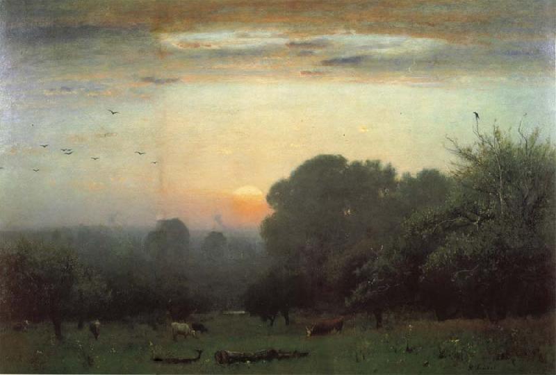 George Inness Morgen oil painting image